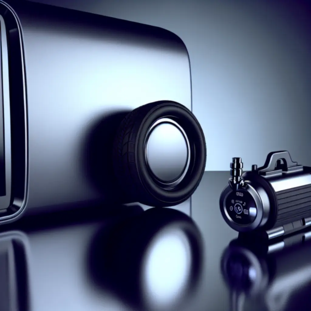 High-resolution close-up of a premium automotive accessory installed in a car