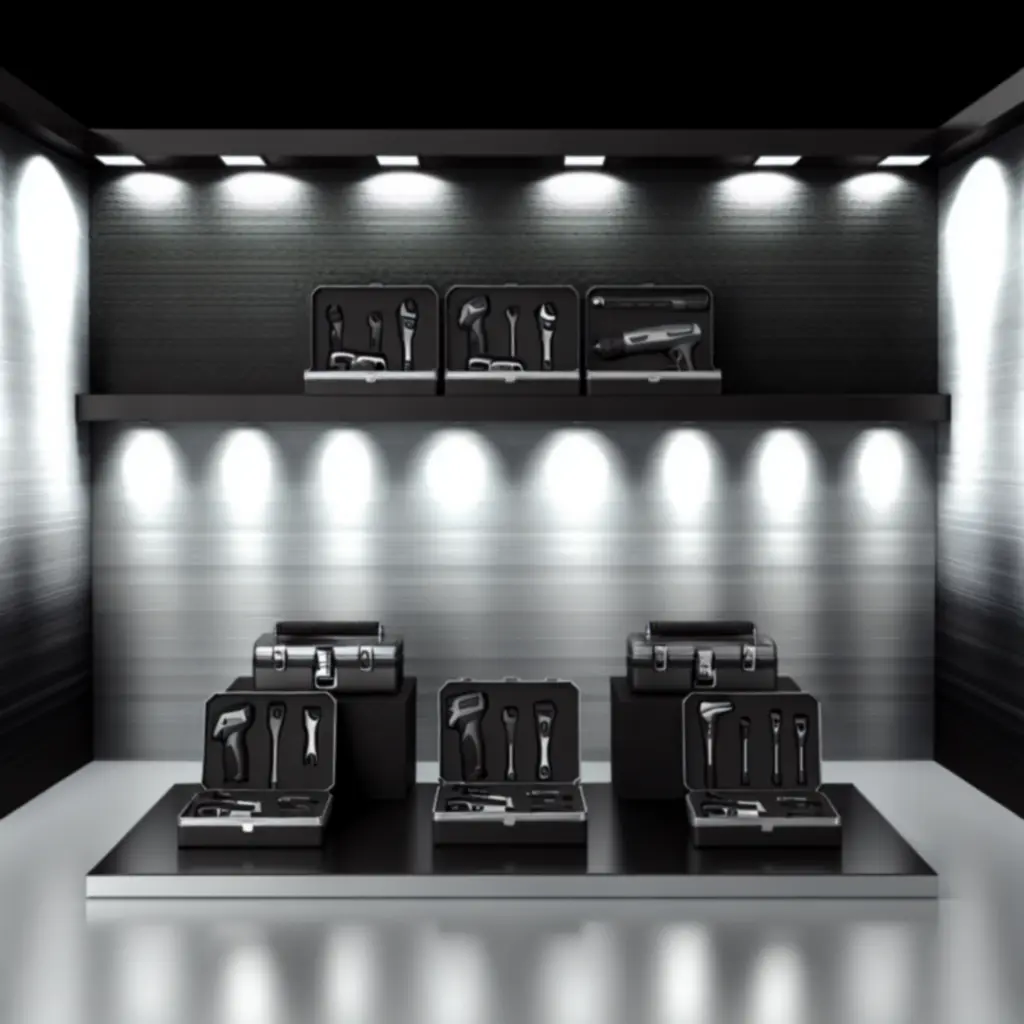 Comprehensive car tool kits neatly organised in a portable case