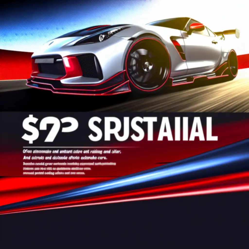 Promotional banner display for seasonal automotive offers