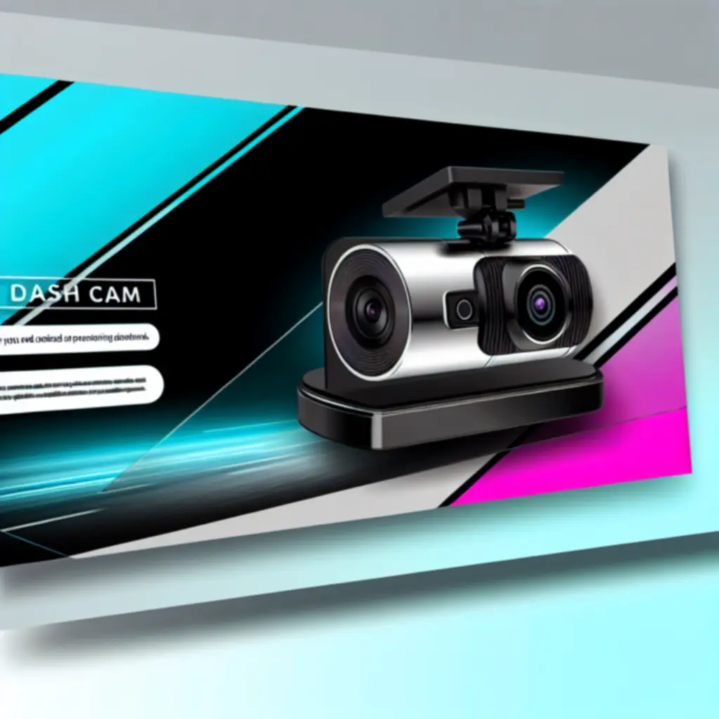 Modern promotional banner showcasing premium car accessories on offer