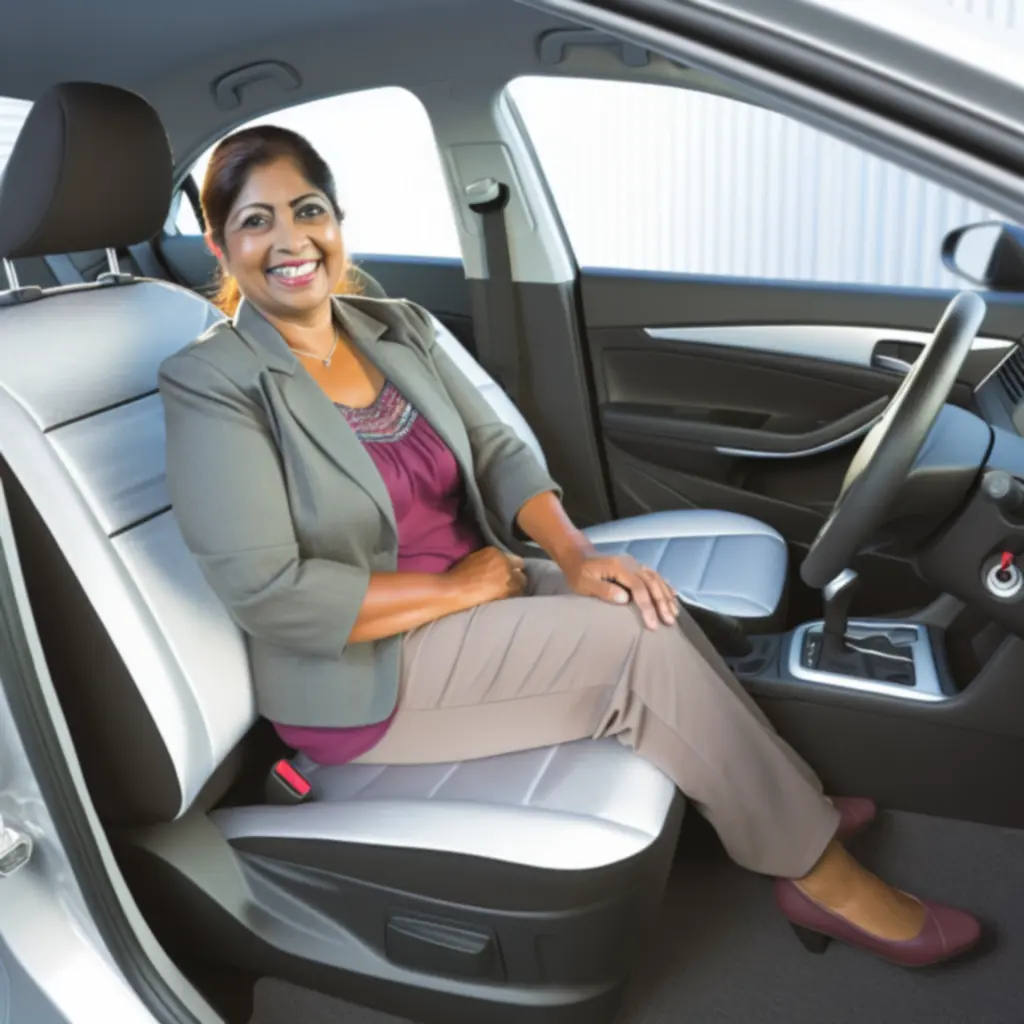 Real customer vehicle interior fitted with accessories